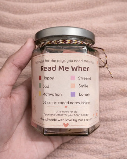 Read Me When Jar