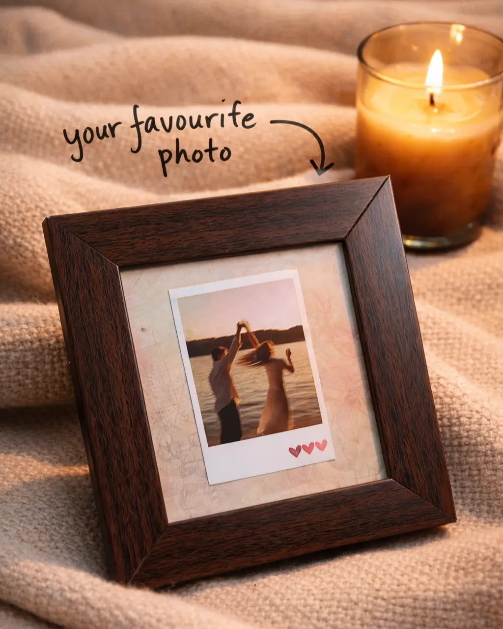 Heart Vintage Mini Frame