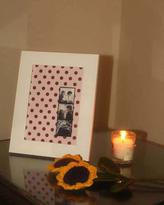 Polka Dots Photo Strip Frame