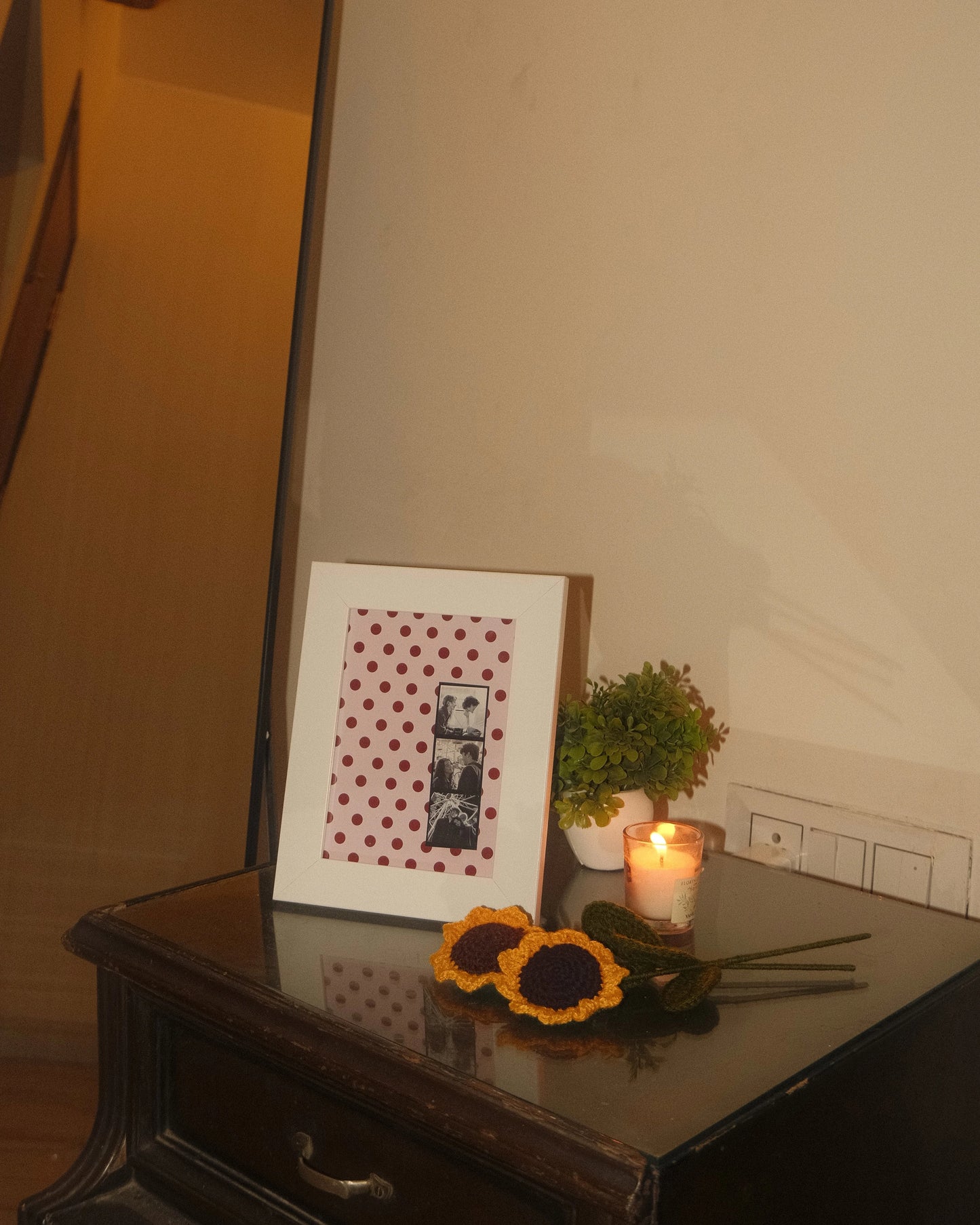 Polka Dots Photo Strip Frame