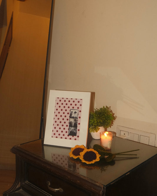Polka Dots Photo Strip Frame