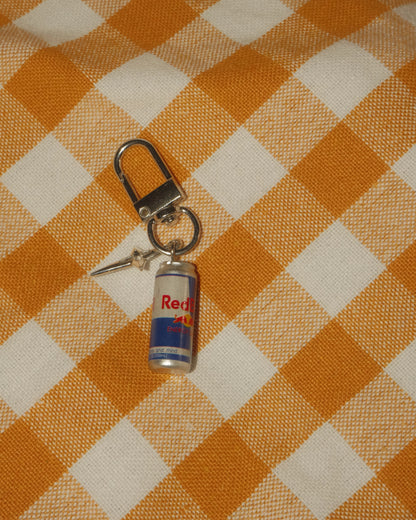 Red Bull Mini Can Keychain
