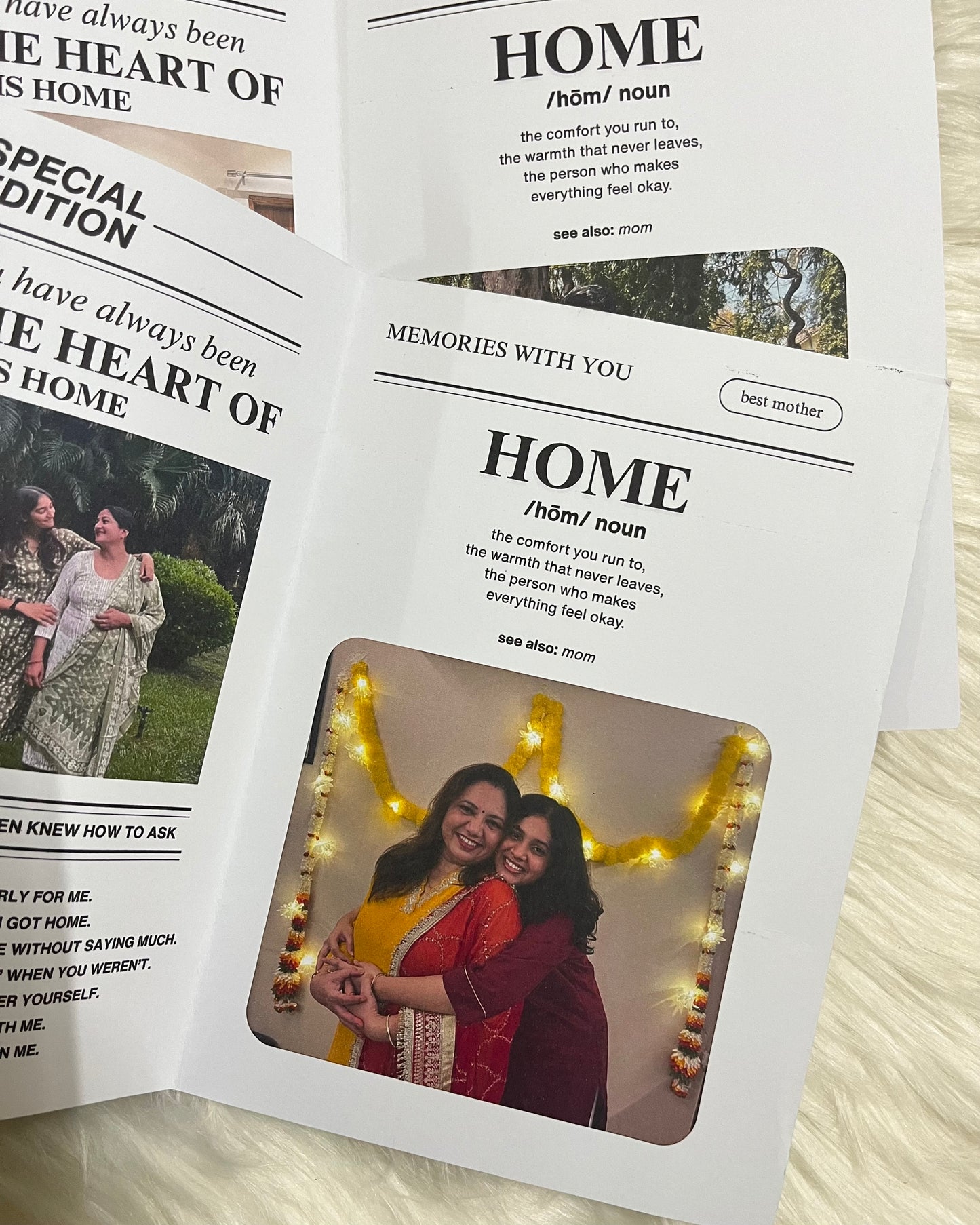 Love Newspaper Card -  Mother's Day Edition