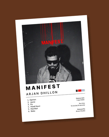 Arjan Dhillon Album Posters ( Set of 12 )