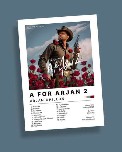 Arjan Dhillon Album Posters ( Set of 12 )