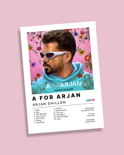 Arjan Dhillon Album Posters ( Set of 12 )