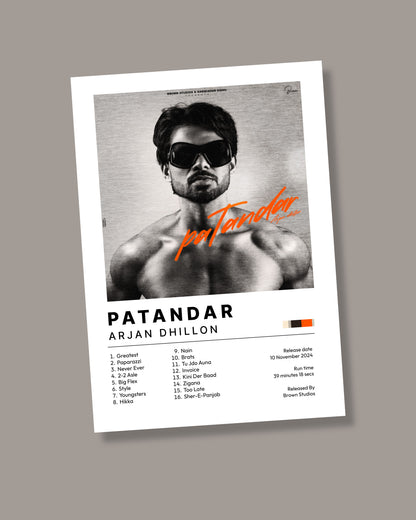 Arjan Dhillon Album Posters ( Set of 12 )